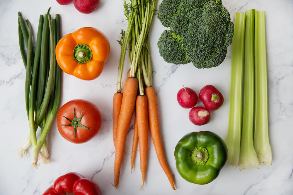 A selection of fresh vegetables